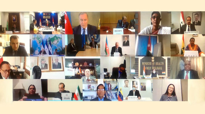 Online Meeting of the Ministers of Health of the NAM Contact Group in response to COVID-19 was held on 20 May 2020