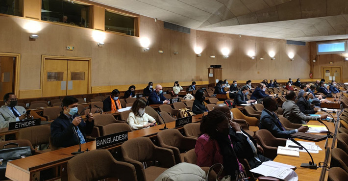 Plenary meeting of the Non-Aligned Movement (NAM) UNESCO – Paris Chapter was held on 6 December 2021